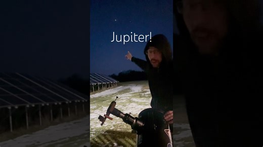 Jupiter seen through the Orion XT8 telescope.