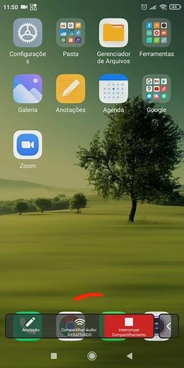 como compartilhar vídeo pelo celular | Zoom reuniões