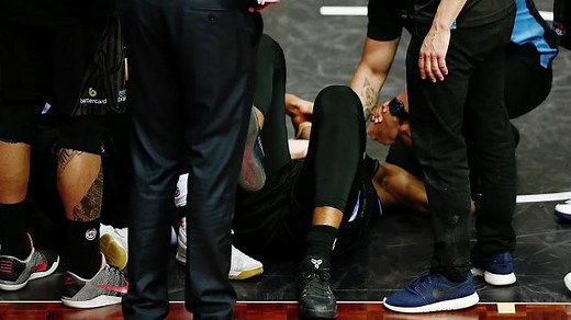 Basketball player still able to see after suffering horrific freak eye injury