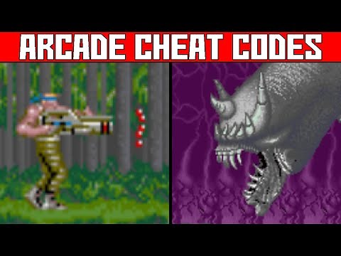 (Contra Arcade) Hit Anywhere & Invincibility - Arcade Cheat Codes