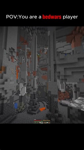 How bedwars player go mining!