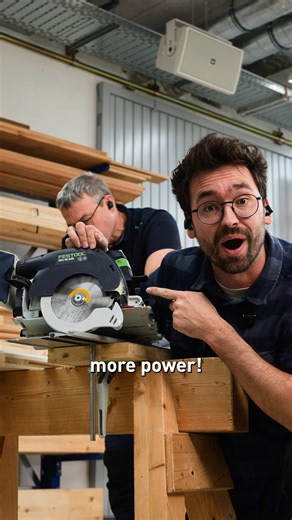 The new cordless circular saw HKC 55 K has 200% more power than the previous model! 💪 Let us know which of your jobs would benefit from more power👇 #festoolireland #festoolfan #powertools #circularsaw #constructionsite #workshop | Festool