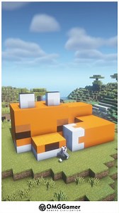 🦊 Cute Blocky Fox Build in Minecraft With Adorable Forest Vibes ✨ 🦊 🦊✨ Create a charming blocky fox using orange and white blocks, simple shapes, and playful details. Perfect for forest biomes, animal enclosures, or decorative builds, this fox adds warmth, cuteness, and lively personality to your Minecraft world. 🌿🍂 #MinecraftFox #BlockyBuild #CuteAnimal #ForestMinecraft #MinecraftIdeas | OMGGamer