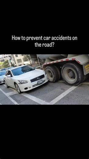 Perry on Instagram: "How to prevent car accidents? Never drive too close on right or left side, never block road or bicycle lane, never drive impaired, never talk on the phone while driving, stop for signs or signals and obey the rules #drivesafe #safetyfirst #safety #roadtrip #fyp"