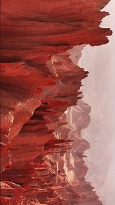 Red mountain stone forest in Kuqa #travel #bestscenery #china #nature