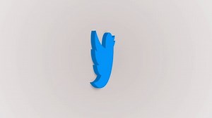Twitter, Icon, Logo. Free Stock Video