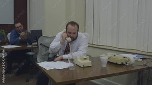 Angry salesman flips out and smashes his phone until he makes a sale