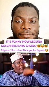 Miguna Miguna when asked about Babu Owino becoming Nairobi Governor 😅😅😅. Weeh! Tunataka interview ya Miguna Miguna, Babu Owino, Edwin W. Sifuna na H.E. Rigathi Gachagua, EGH Kila mtu afungiwe kwa kiti vita ya mdomo tu 😅😅😅 Kila mtu ajitetee | Luvisia Digital