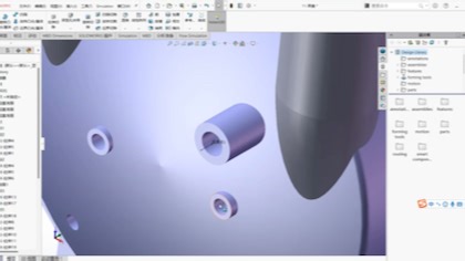 solid works中routing布路的连接点cpoint如何设置