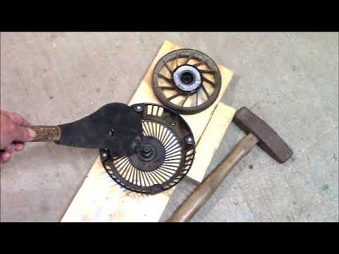 Repairing a Briggs and Straton Recoil Starter for a Snapper Lawnmower