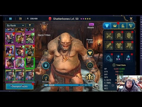 Raid Shadow Legends Alure & Shatterbones Backup plan!