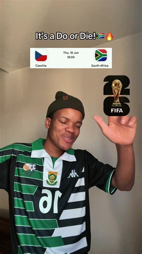 Hugo this will be the game that will decide where we Ra tsamaya or Ra Boya!😭 #BafanaBafana #FIFAWorldCup26