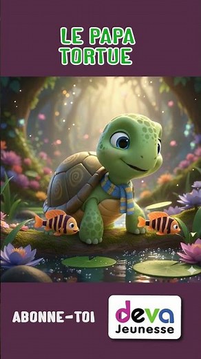 La famille tortue 🐢🎵 | ⒹⒺⓋⒶ Comptines pour bébé & maternelle #Shorts