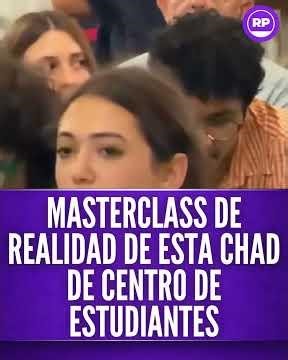Masterclass of reality from this student center chad
