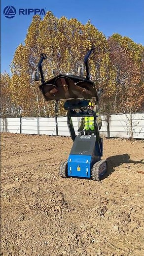 Rippa RS04 with Mower：Compact Loader Cutting Grass Clean and Fast#rippa #skidsteer