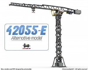 LEGO MOC-74206 42055-E : Tower Crane (Technic 2021)