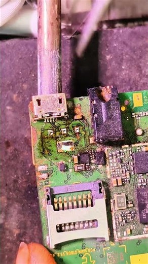 only iron battery conecter replace 💯👍 #problemfix #repair #tech #mobilereparingclasses