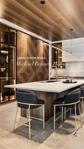 Michael Bennett Luxury Homes on Instagram: "✨ Effortless. Precise. Intentional. We create beautiful homes that reflect you and celebrate the way you live every day. The kind of beauty that doesn’t ask for attention, it takes it. Every surface and every line make a statement. With Michael Bennett Homes, designing and building your custom home is seamless. Visit the link in bio and start your 5-star living everyday. Ready to experience it? Visit our showroom in 📍Lincolnwood and 📍Hi