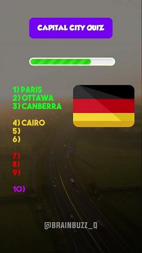 Guess the Capital Cities! Only Experts Get All 10 Right