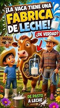 👉 “¡La vaca tiene una fábrica de leche! 🤯🐄 | Explicación para niños” #educacioninfantil