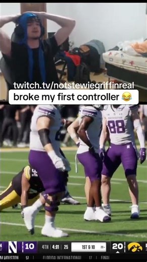 broke my first controller 😂😂😂 #rage #anger #controller #gaming