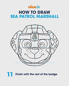 5.9K views · 114 reactions | How to become the coolest parent ever? 1. Draw Sea Patrol Marshall 2. Put on the new PAW Patrol episode, Friday at 12p/11c on Nickelodeon | Nick Jr. | Facebook