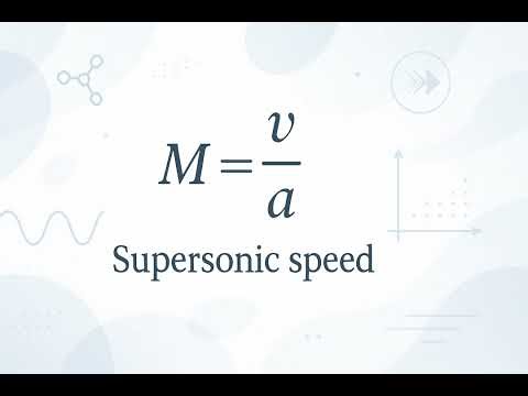 Supersonic Speed - Scientific Definition