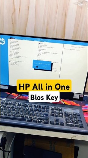 HP All-in-one Desktop Bios Key | How to Open HP Bios