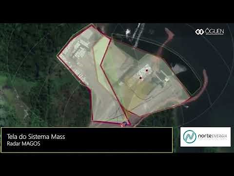 Radares Magos detectando um intruso