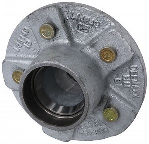 DeeMaxx Trailer Idler Hub for 3,500-lb Axles - 5 on 4-1/2 - Threaded - Galvanized DeeMaxx Trailer Hu