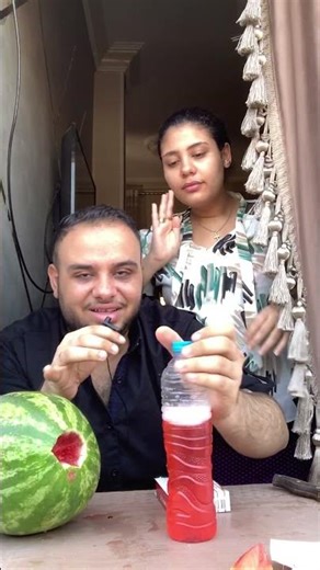 The watermelon is blue 😱😱