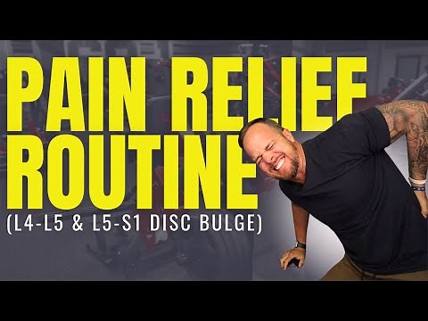DAILY L4 L5 Disc Bulge Pain Relief Exercise Routine | FEELS AMAZING!