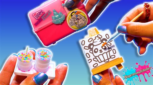 ¡Hola! En este video estaremos haciendo DIY mini manualidades (Real Littles micro craft y Mini Verse). Vamos a estar abriendo estos kits que son para pintar mochilitas y mini cuadros y para hacer velas miniatura. Díganme si quieren que abramos mas esferas sorpresa de Mini Verse. | Supermanualidades