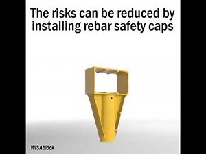 installation of rebar safety cap