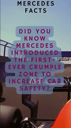 Safeguarding the Road: Mercedes' Pioneering Crumple Zone for Enhanced Car Safety!