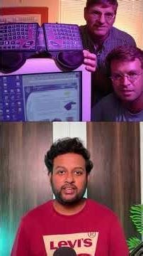 The man who revolutionized computers because his hands couldn’t keep up. #smartphone #computer #tech