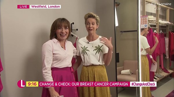 Lorraine and producer Helen launch 'Change and Check' campaign