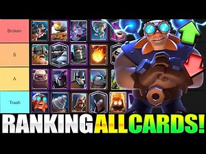 *NEWEST!* RANKING EVERY CARD IN CLASH ROYALE!! [2021 TIER LIST]