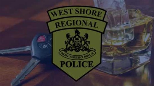 West Shore Regional Police confirmed the arrest of one of their officers for DUI