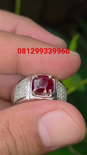 Natural Deep Red Ruby H(a) 2.06 crt GRI LAB #gemstone #ruby