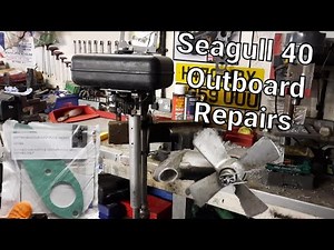 Seagull 40 Outboard Motor Repairs, Impellor, Gasket and Gearbox Oil Seal 🔧 🇬🇧