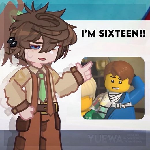 What’s up guys! I’m sixteen!! || #Ninjago #Gacha || #Yuewa