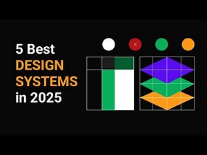 Top 5 best design systems in 2025 #DesignSystems #FutureOfDesign #UXTrends