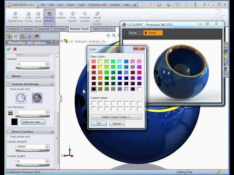 PhotoView 360 - SolidWorks Video Tutorial