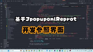 12-基于JPopuponlReport开发参照界面实现方式讲解