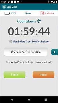 MBIE app demo: background location data access