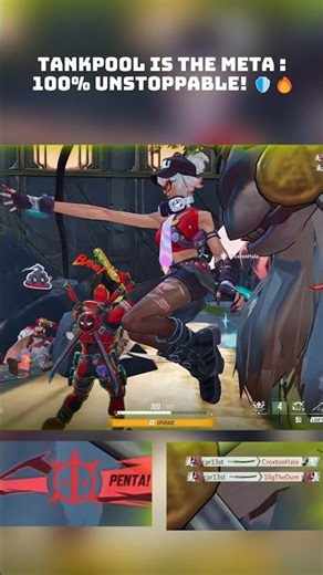 TANKPOOL IS THE META 🛡️🔥 #marvelrivals #rivals #shorts #fyp #explore #gaming #foryou