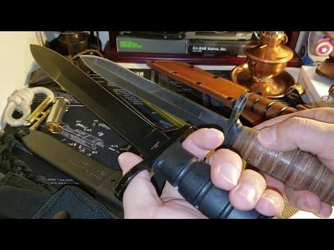 현대 보병의 나이프, 신형 M7 총검 Wartech H-16M M7 Bayonet Knife with Sheath, 13"