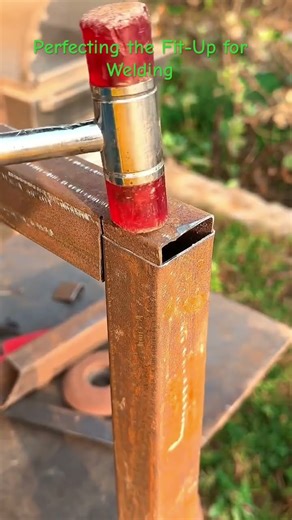 Metal Corner Fitting #Welding #Fabrication #Metalwork #SteelConstruction #WorkshopTips