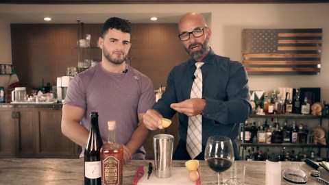 We put wine in cocktails! (They were actually pretty good)